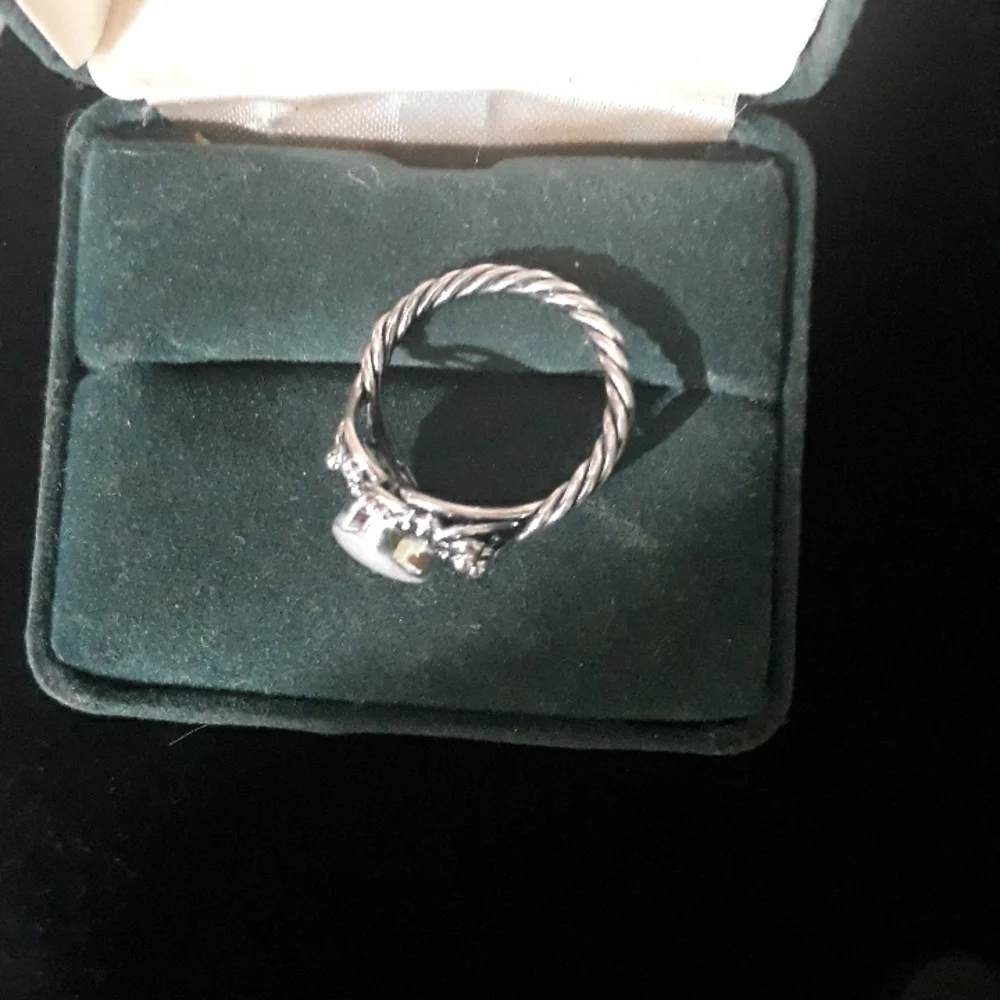925 Sterling Silver moon stone